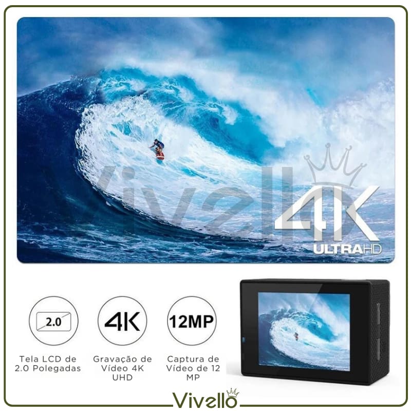 Vortex - Câmera Esportiva 4K