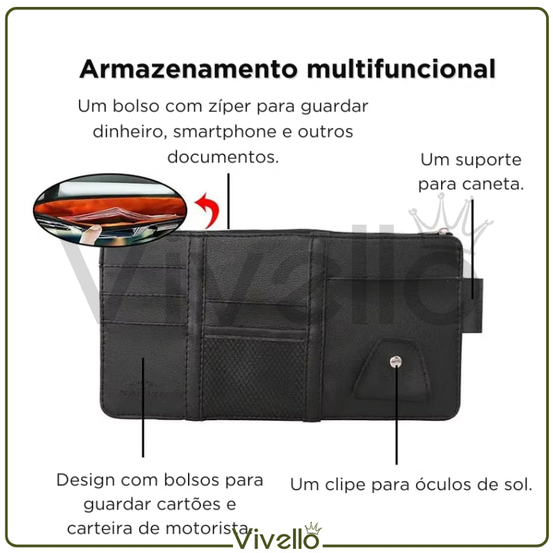 Clutch - Organizador para Quebra-Sol