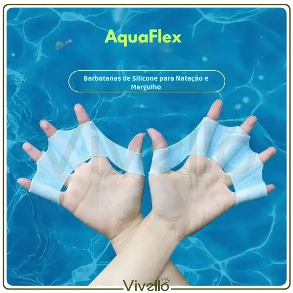 AquaFlex – Barbatanas de Silicone para Natação e Mergulho