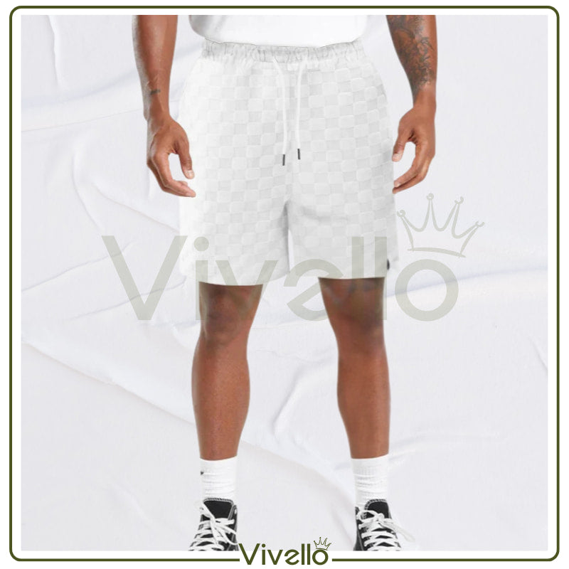 Xadrez - Shorts Casual e Esportivo