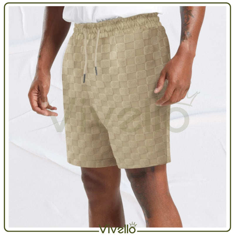 Xadrez - Shorts Casual e Esportivo